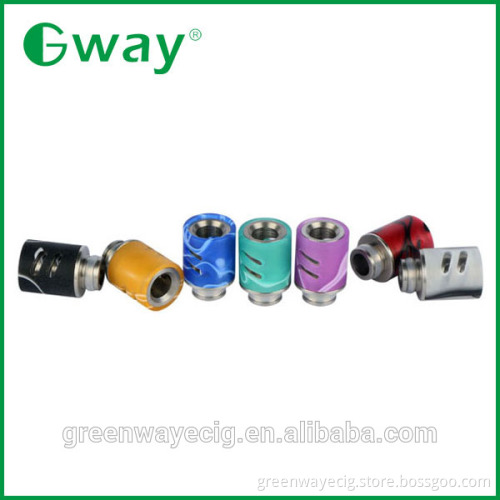 2015 wholesale color ss derlin pryrex drip tip, 510 colorful airflow control drip tip multi types individual package
